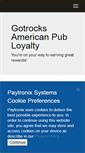Mobile Screenshot of gotrocksrewards.guestcardaccount.com